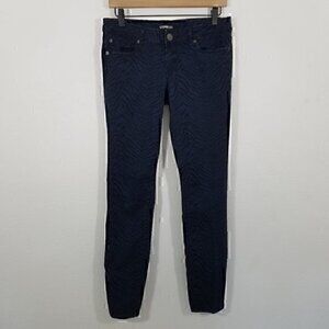 Express Animal Print Stretch Jeans Size 6